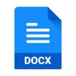 office word reader docx viewer android application logo